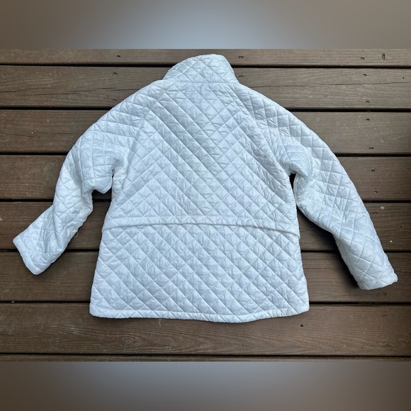 Sam Edelman White Quilted Zip Up Jacket - Picture 4 of 4